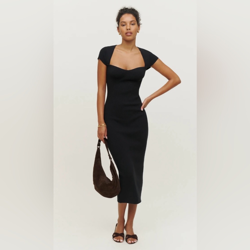 Reformation Agostino Cotton Sweater Dress